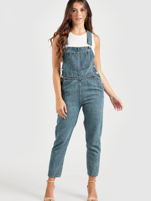 Jenny Overalls - Light Stone Hemp