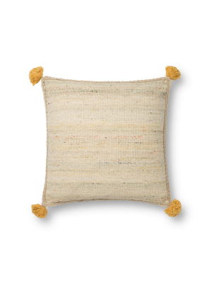 Beige & Multi Pillow