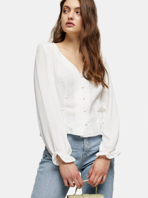 Ivory Twill Tea Top