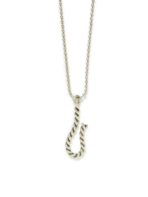 Twisted Hook Ball Chain Necklace