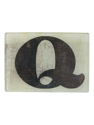 Black Letters Q - Final Sale