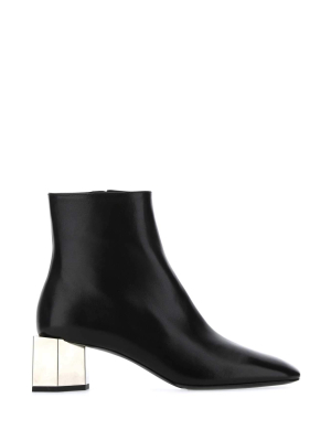 Off-white Square-heel Ankle Boots