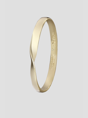 Dalique Gold Plated Twist Bangle