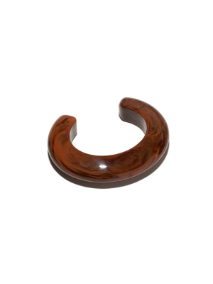 Lizzie Fortunato Ridge Cuff In Chocolate