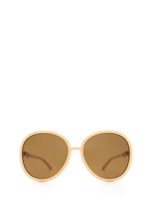 Gucci Eyewear Round Frame Sunglasses