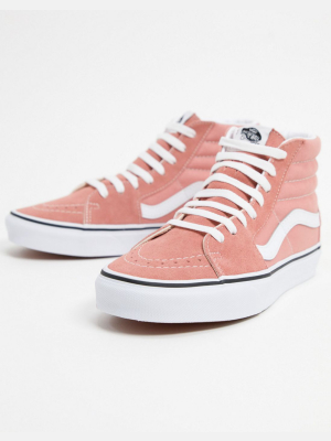 Vans Sk8-hi-top Sneakers In Pink