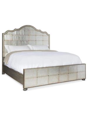 Arabella Mirrored Panel Bed