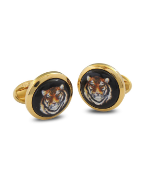 Tiger Head Cufflinks