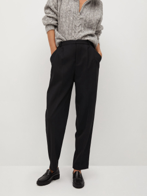 Pleat Detail Pants