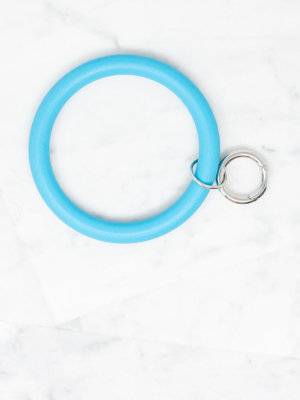 Here For The Fun Blue Bracelet Key Ring