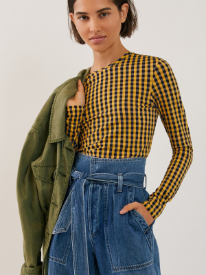 Scotch & Soda Talia Gingham Top