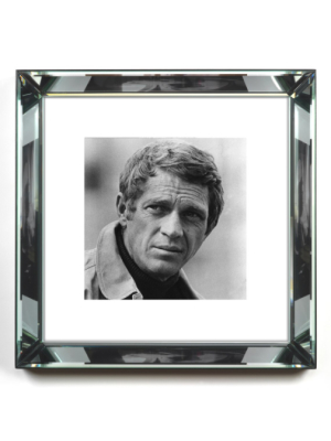 Steve Mcqueen In Black And White Print