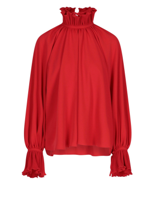 Balenciaga High Neck Blouse