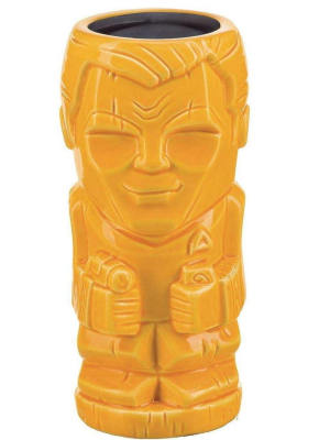 Beeline Creative Star Trek: Tos Captain Kirk 16oz Geeki Tikis Mug, Yellow