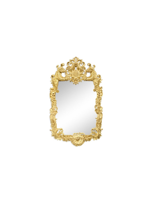 Finely Carved & Gilded Rococo Style Mirror