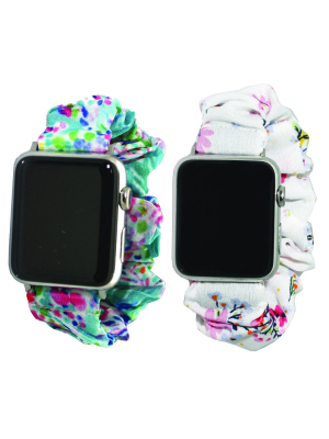 Olivia Pratt Printed Scrunchie Apple Watch Band