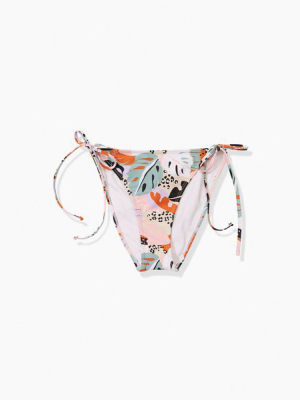 Tropical String Bikini Bottoms