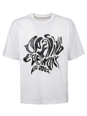 Opening Ceremony Melted Logo Printed T-shirt