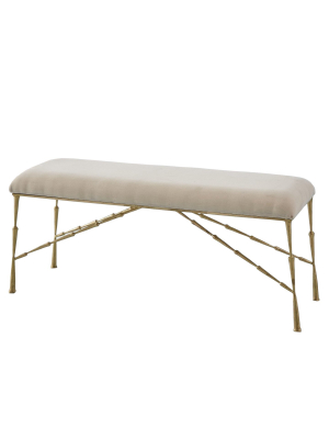 Spike Large Bench Antique Brass