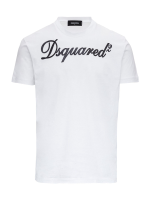 Dsquared2 Logo Embroidered T-shirt