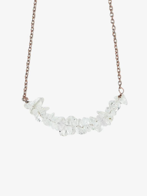 Clear Quartz Chip Choker