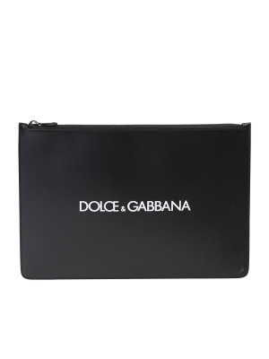 Dolce & Gabbana Logo Print Document Holder