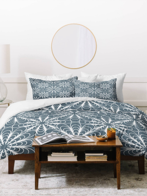 Heather Dutton Flora Midnight Duvet Set