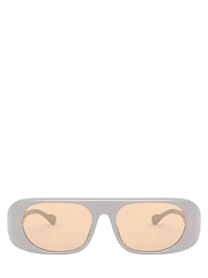 Burberry Eyewear Rectangular Frame Sunglasses