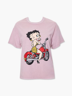 Plus Size Betty Boop Graphic Tee