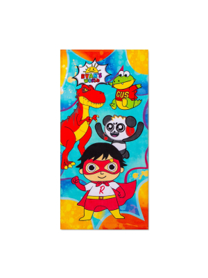 Ryan's World Favorite Toys Beach Towel