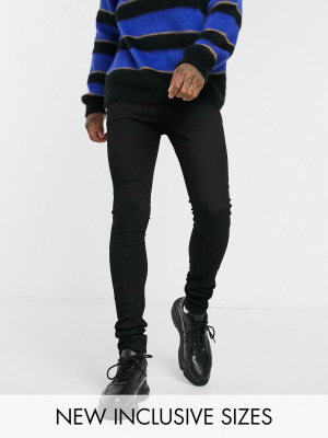 Collusion X001 Skinny Jeans In Black