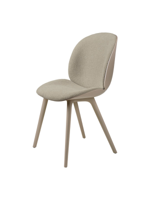 Beetle Dining Chair - Front Upholstered - Plastic Base, Monochrome