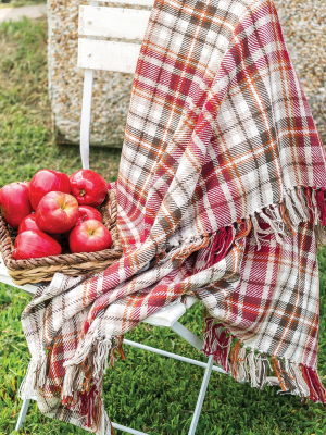 C&f Home Samuel Plaid Woven Throw