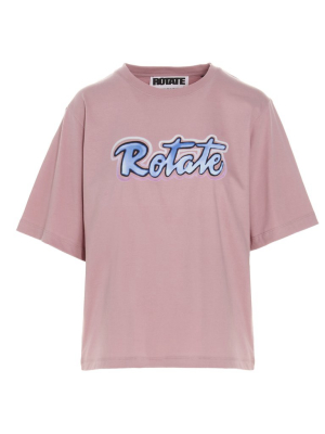 Rotate Logo Print Crewneck T-shirt