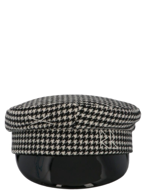 Ruslan Baginskiy Houndstooth Baker Boy Hat