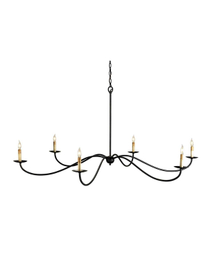 Saxon Black Chandelier