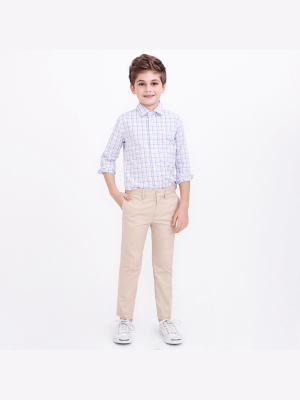 Boys' Thompson Suit Pant In Flex Chino