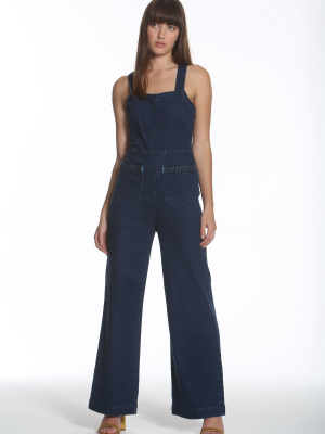 Phoebe Jumpsuit - Blue Braid