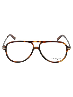 Salvatore Ferragamo Eyewear Aviator Glasses