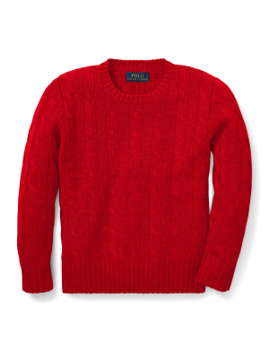 Cable-knit Cashmere Sweater