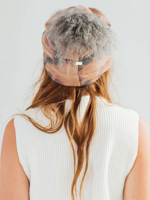 Eskimo Beanie Shibori: Stone