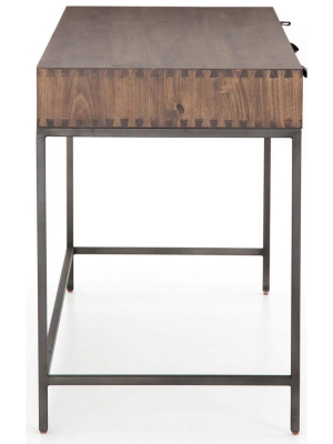 Trey Modular Writing Desk, Auburn Poplar