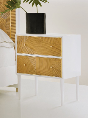 Riviera Two Drawer Nightstand