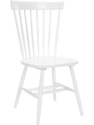 Paula Spindle Dining Chair White (set Of 2)