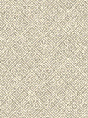 Omega Taupe Geometric Wallpaper From The Symetrie Collection By Brewster Home Fashions