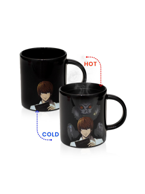 Just Funky Death Note Coffee Cup | Heat-changing 16 Ounce Ceramic Anime Coffee Mug