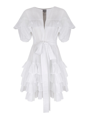 White Erato Mini Dress