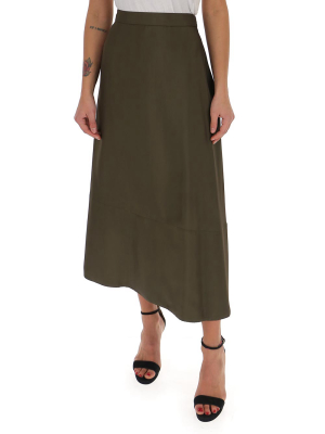 Jil Sander Asymmetric Midi Skirt