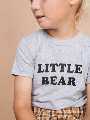 The Bee & The Fox Kids Shirt- Little Bear