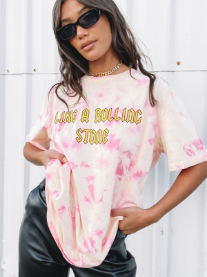 Stones Tee Pink